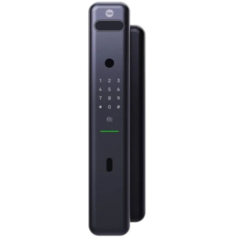 Yale 耶魯 Luna Pro+ 人臉識別智能電子門鎖 (啞黑配星際灰色)